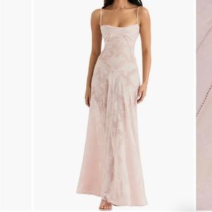 House of CB seren dress in blush
